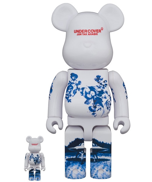 BE@RBRICK 100% & 400% CERAMIC UFO