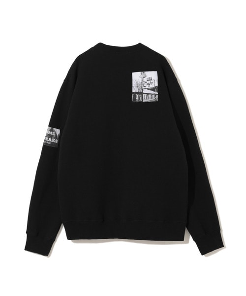 裏起毛ｳﾗｹ片ZIPPKTﾌﾟﾙｵｰﾊﾞｰ TPJQﾊﾟｯﾁ Black