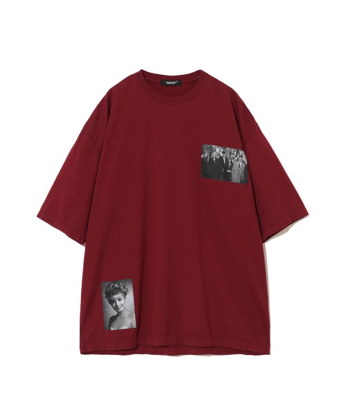 ﾜｲﾄﾞTEE TPJQﾊﾟｯﾁ Dark Red