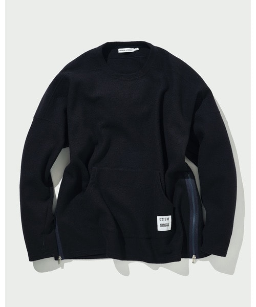 OZISM MONK CREW LONG PULLOVER W/N PILE