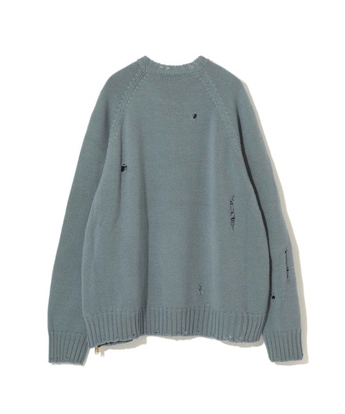 SIDEZIP DAMEGE KNIT