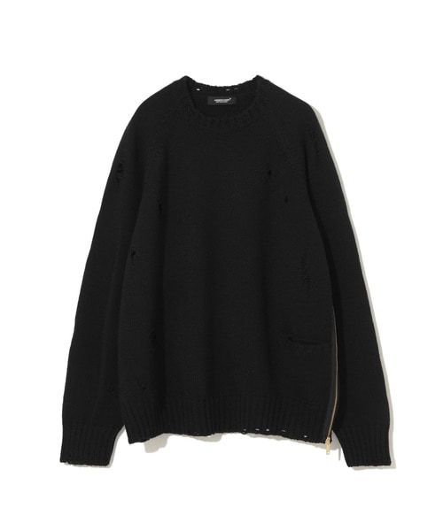 SIDEZIP DAMEGE KNIT