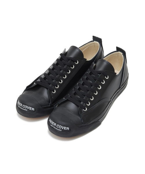 TOE LOGO LEATHER SNEAKERS_MENS