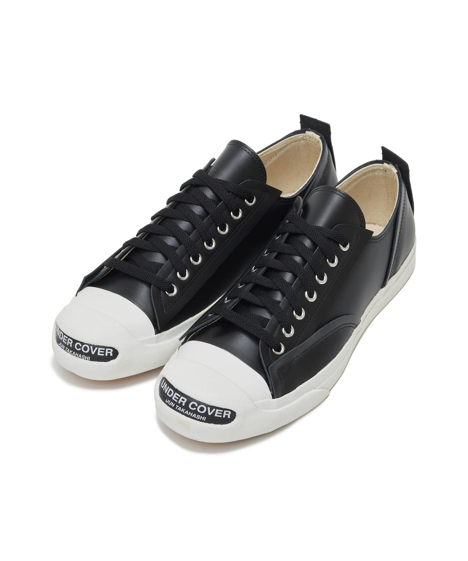 TOE LOGO LEATHER SNEAKERS_MENS