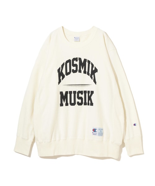 10ozﾁｬﾝﾋﾟｵﾝ裏毛ｻﾃﾝﾊﾟｯﾁｽｳｪｯﾄ KOSMIK MUSIK