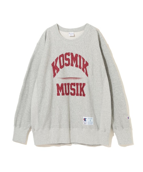 10ozﾁｬﾝﾋﾟｵﾝ裏毛ｻﾃﾝﾊﾟｯﾁｽｳｪｯﾄ KOSMIK MUSIK