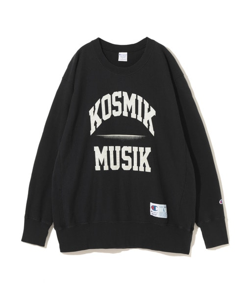 10ozﾁｬﾝﾋﾟｵﾝ裏毛ｻﾃﾝﾊﾟｯﾁｽｳｪｯﾄ KOSMIK MUSIK