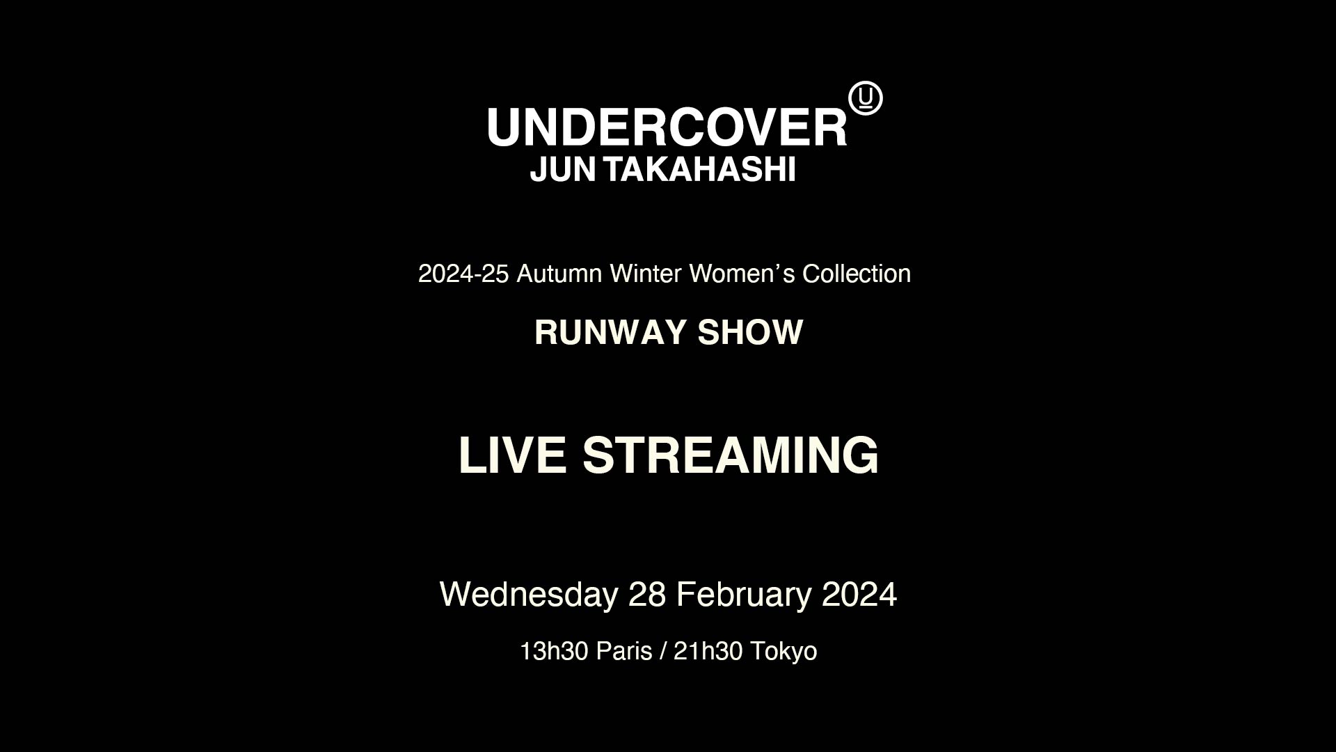 24-25AW WOMEN'S RUNWAY SHOW 